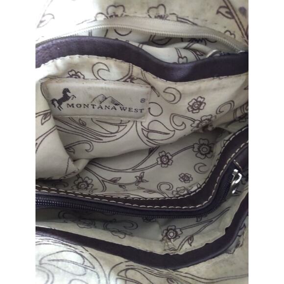 Montana West Purse Southwest Design Beaded Concealed Weapon Zip Pocket - Picture 7 of 11